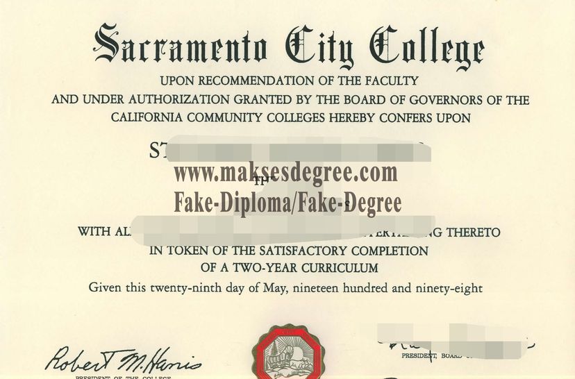 How Buy Sacramento City College Certificate