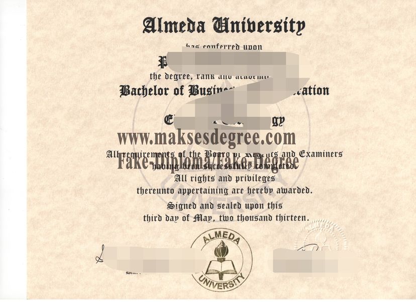 Is it easy to make fake Almeida Univertsity Certificate